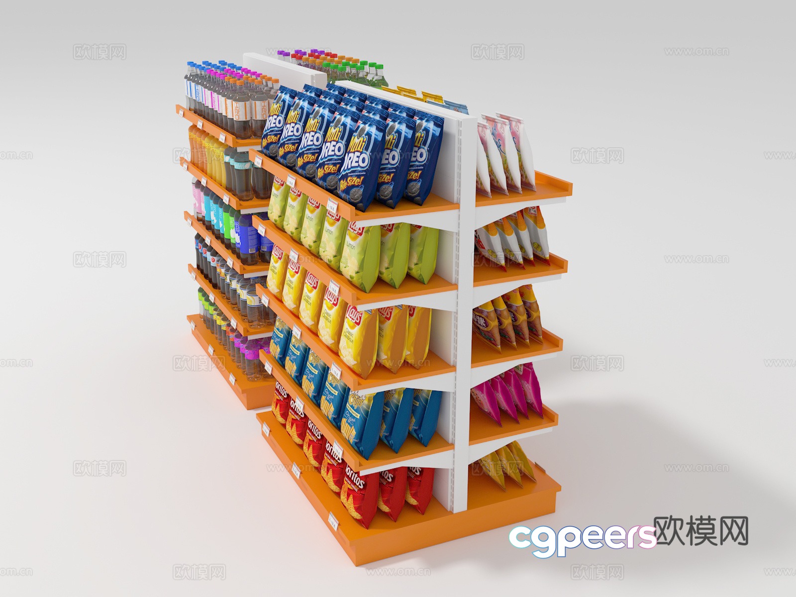 Shelf 3D model Shelf 3D model