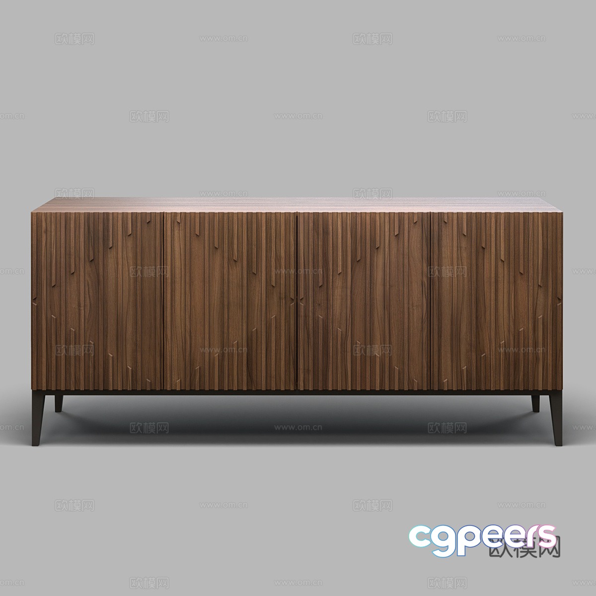 Modern Italian TV Cabinet 3D Model Modern Italian TV Cabinet 3D Model