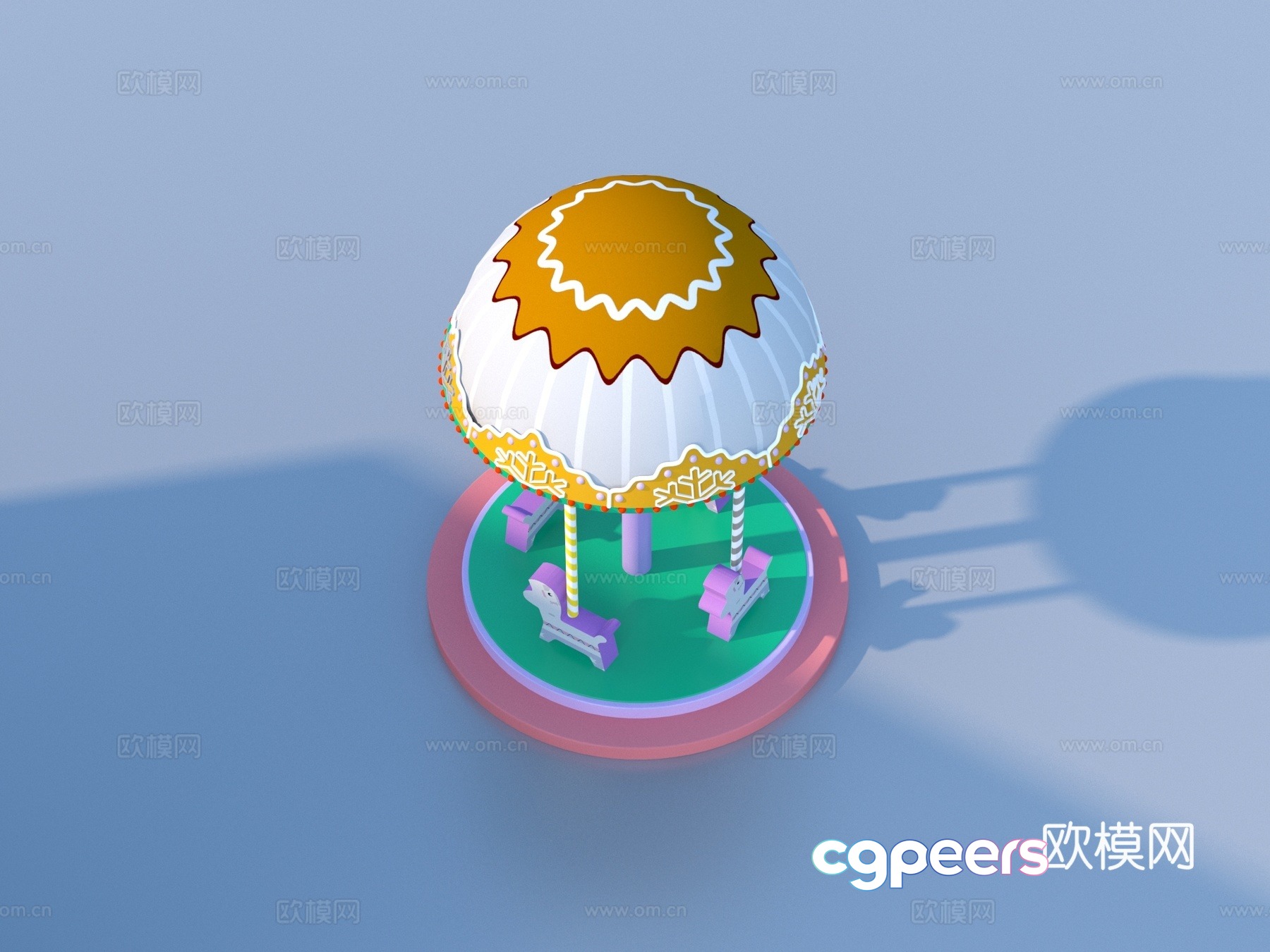 Cartoon toys Children’s Paradise Carousel 3d Model Cartoon toys Children’s Paradise Carousel 3d Model