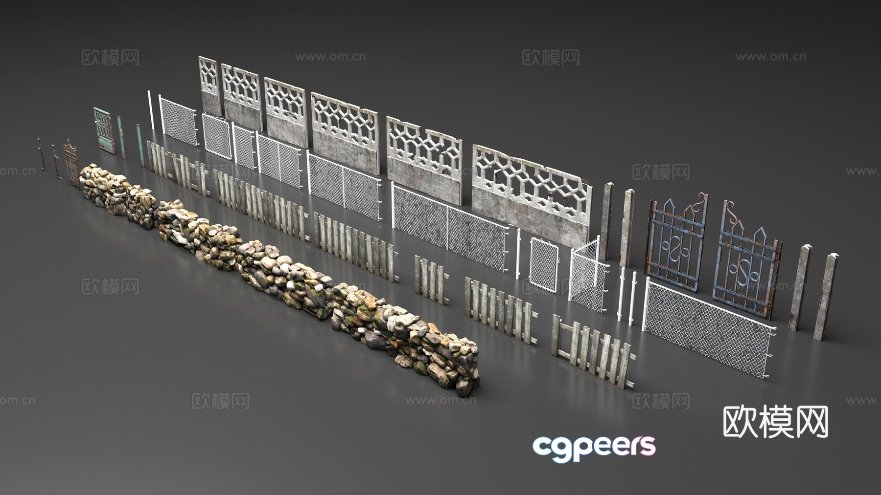 fence fence 3d model