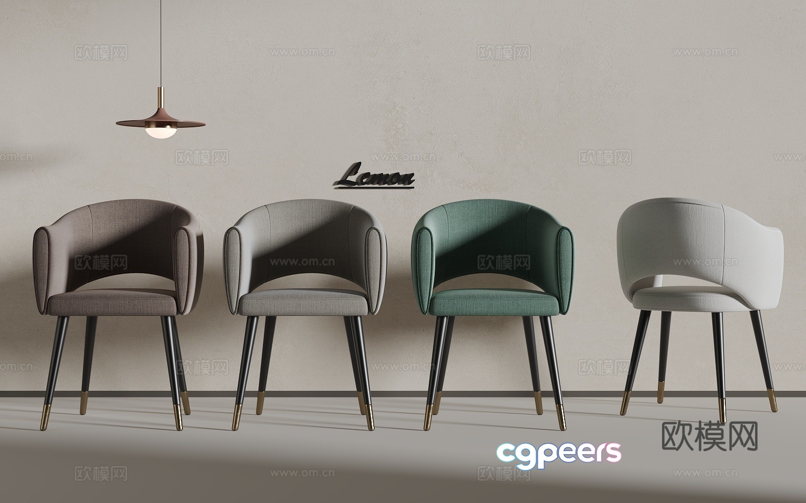 Light luxury seat 3D model Light luxury seat 3D model