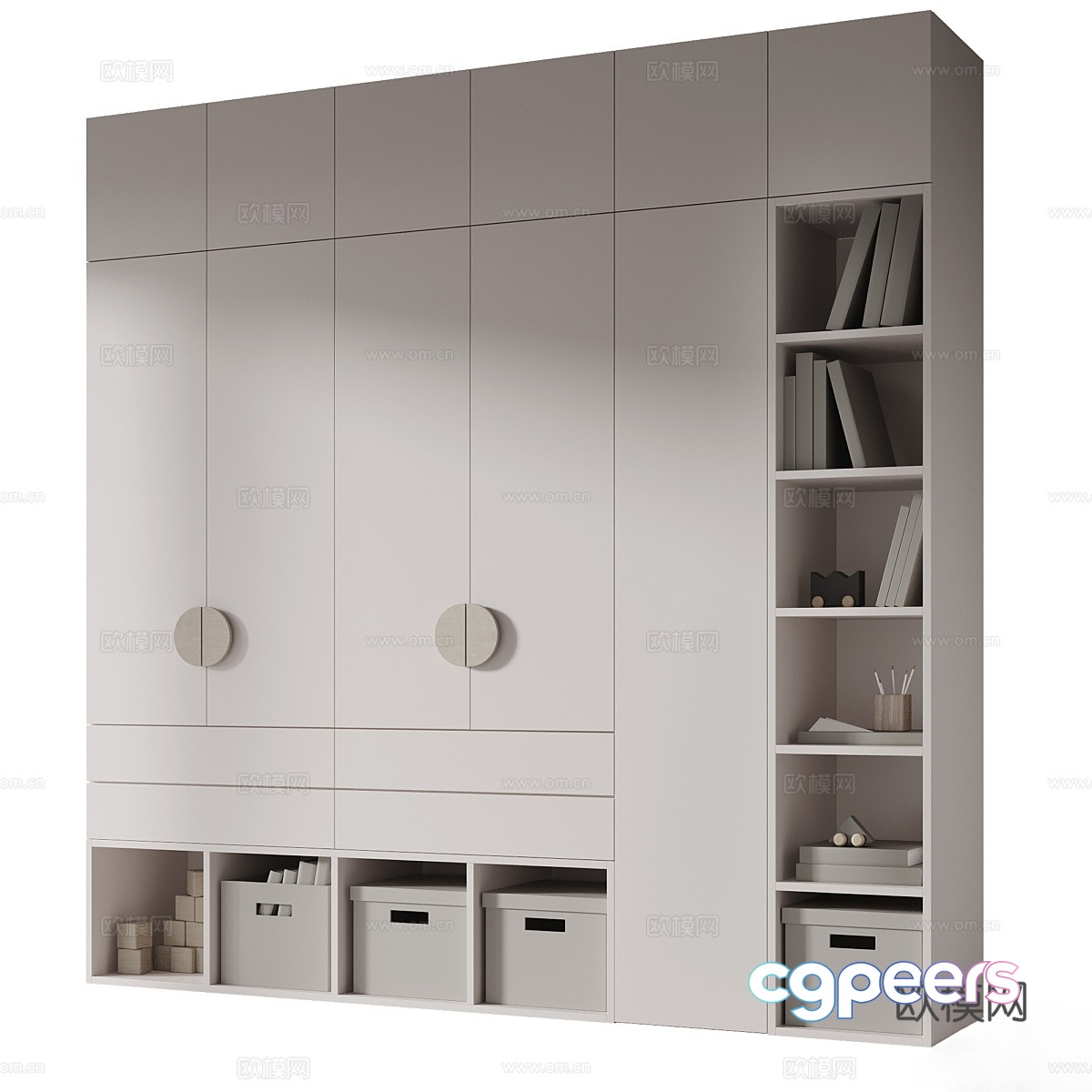 Side cabinet 3D model Side cabinet 3D model