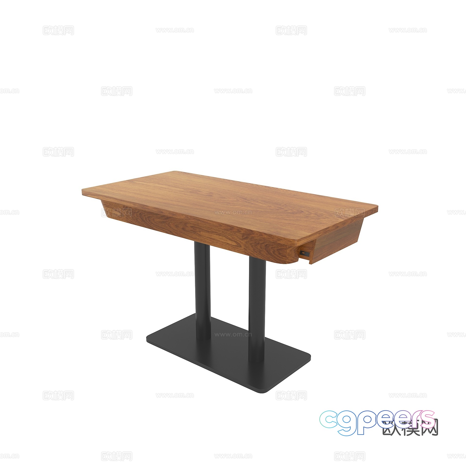 3d model dining table with drawer 3d model dining table with drawer