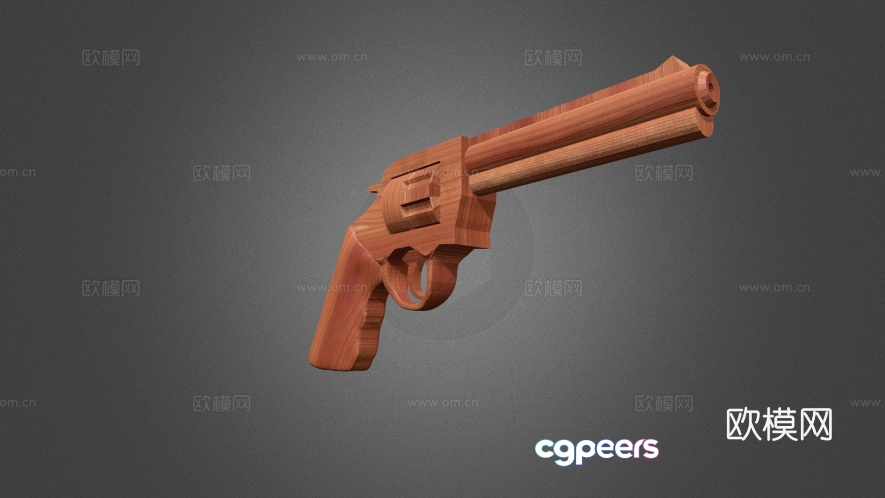 Rick Grimes Toy Colt Python 3d model Rick Grimes Toy Colt Python 3d model