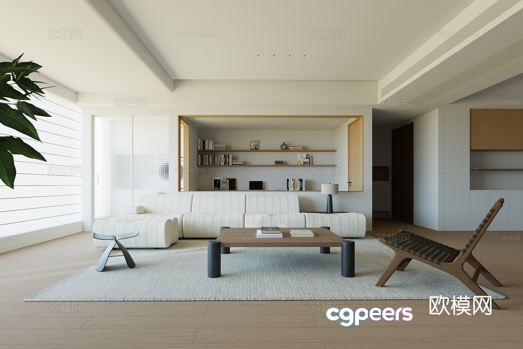 Modern living room 3d model Modern living room 3d model