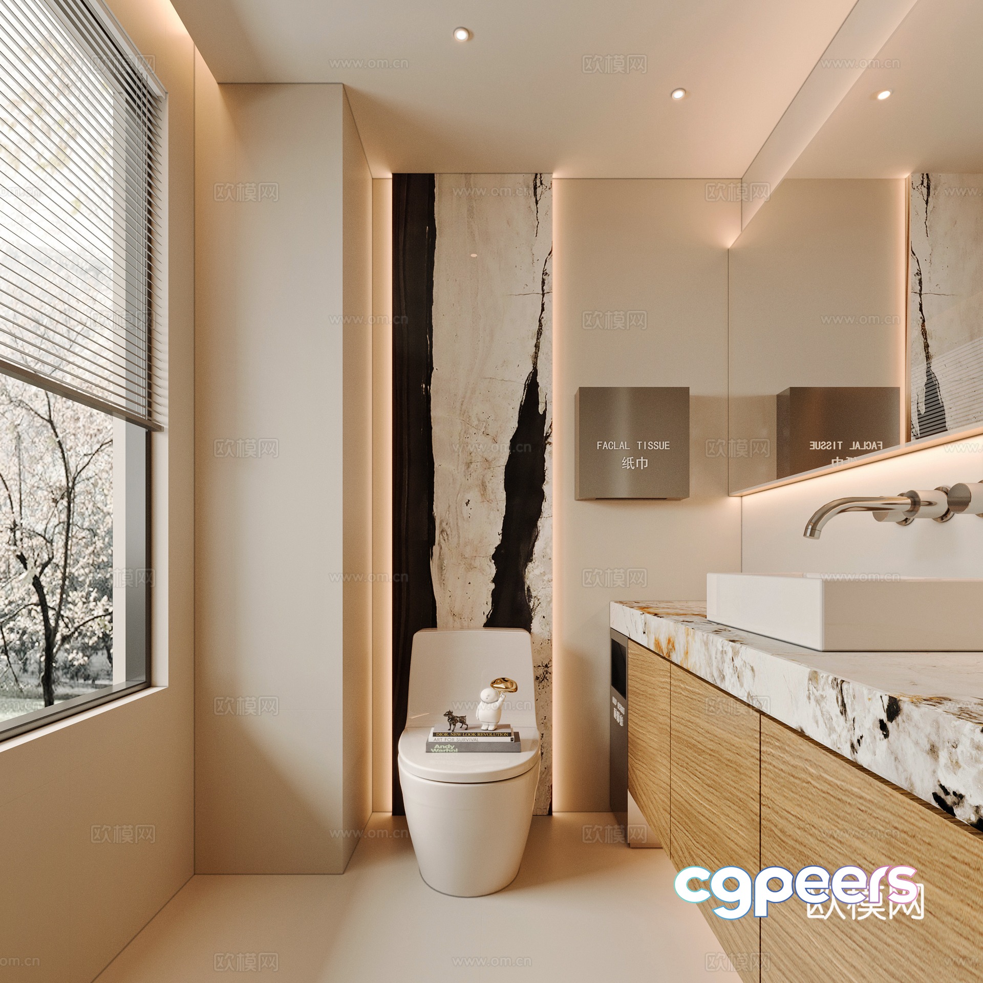 Modern bathroom 3d model Modern bathroom 3d model
