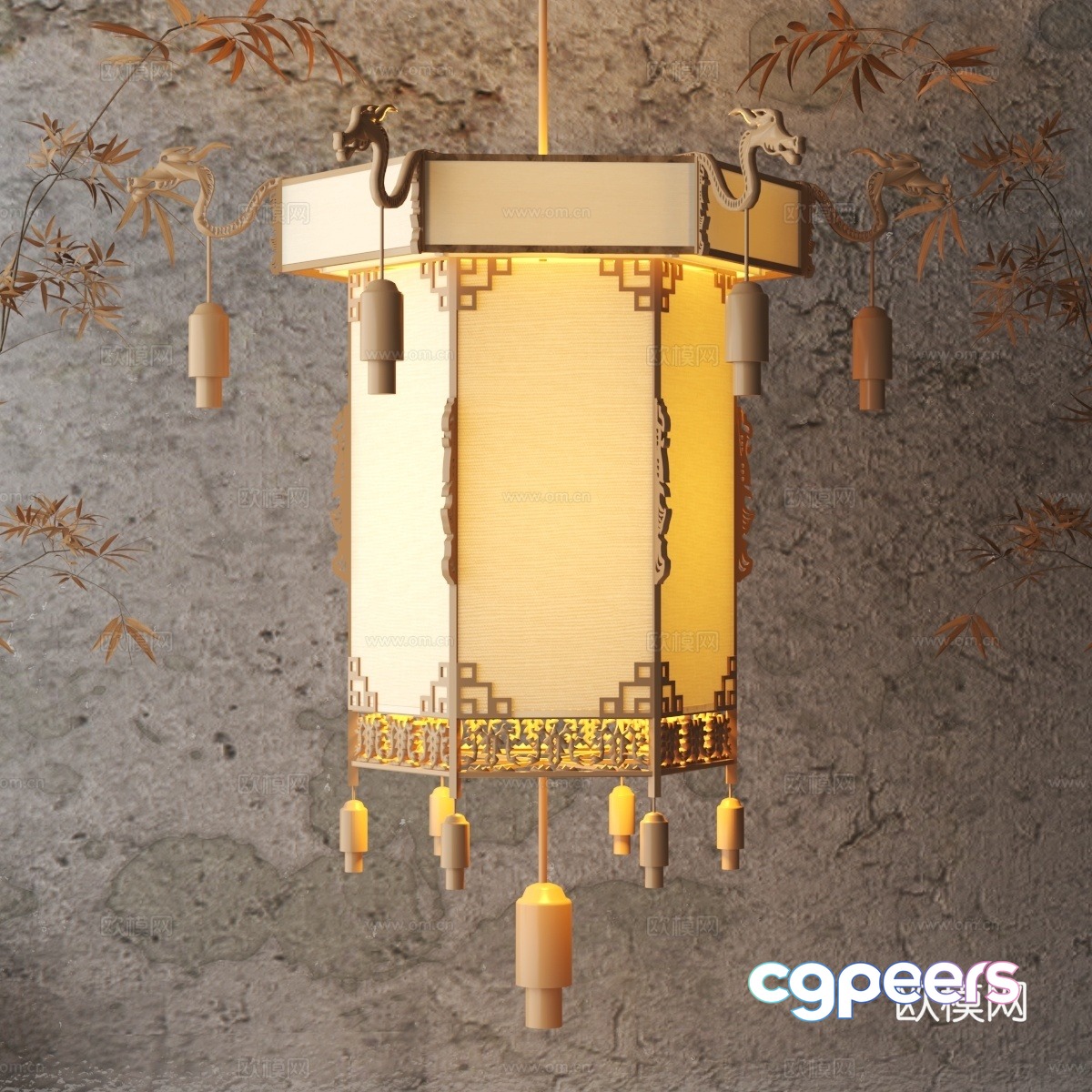 Lantern 3d model Lantern 3d model