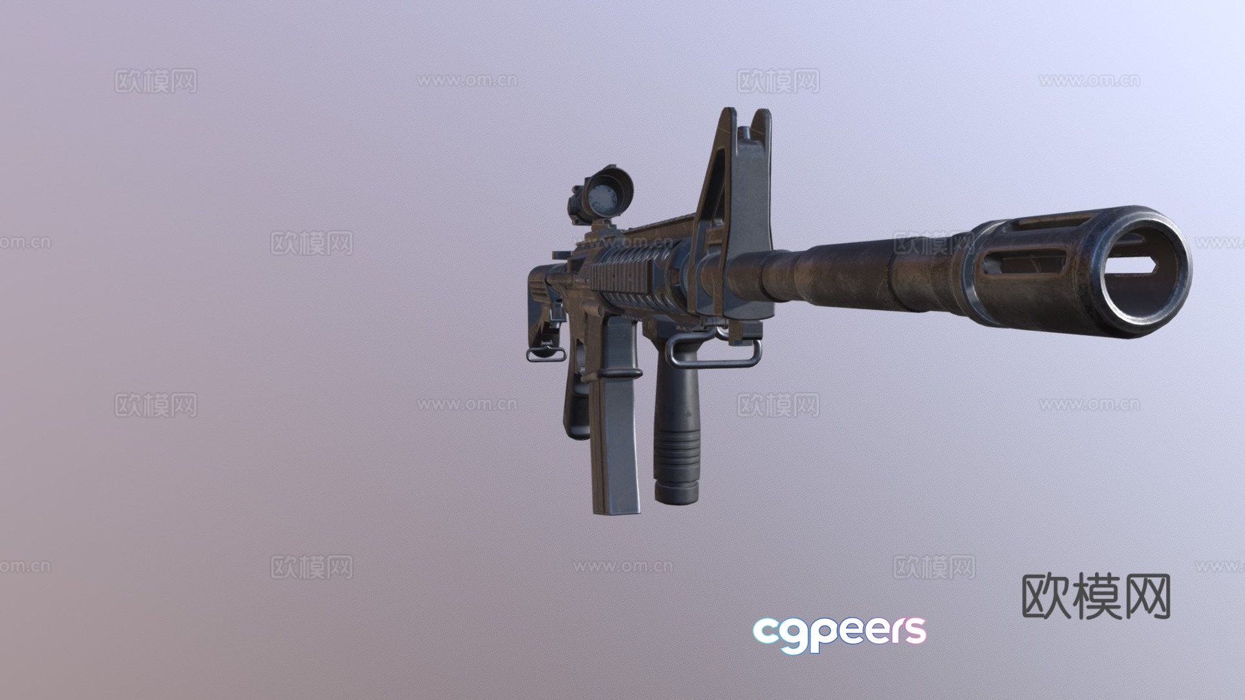 M4V2 3d model M4V2 3d model