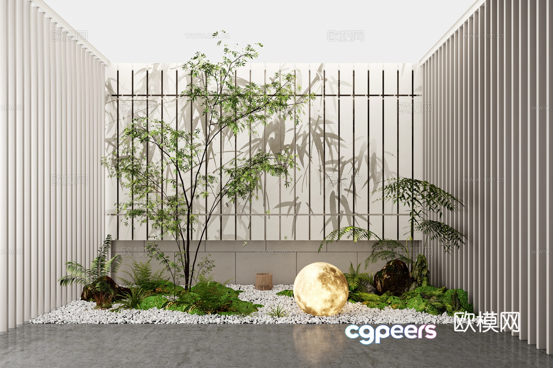 Modern Landscape Landscape 3D Model Modern Landscape Landscape 3D Model