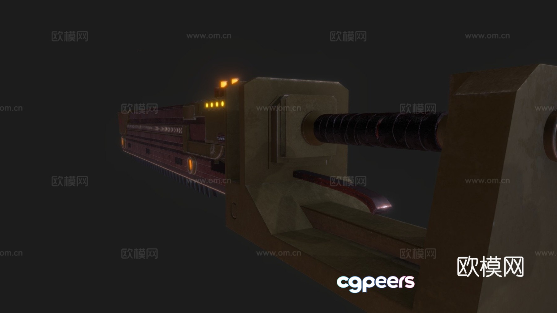 Warhammer Chainsword 3d model Warhammer Chainsword 3d model
