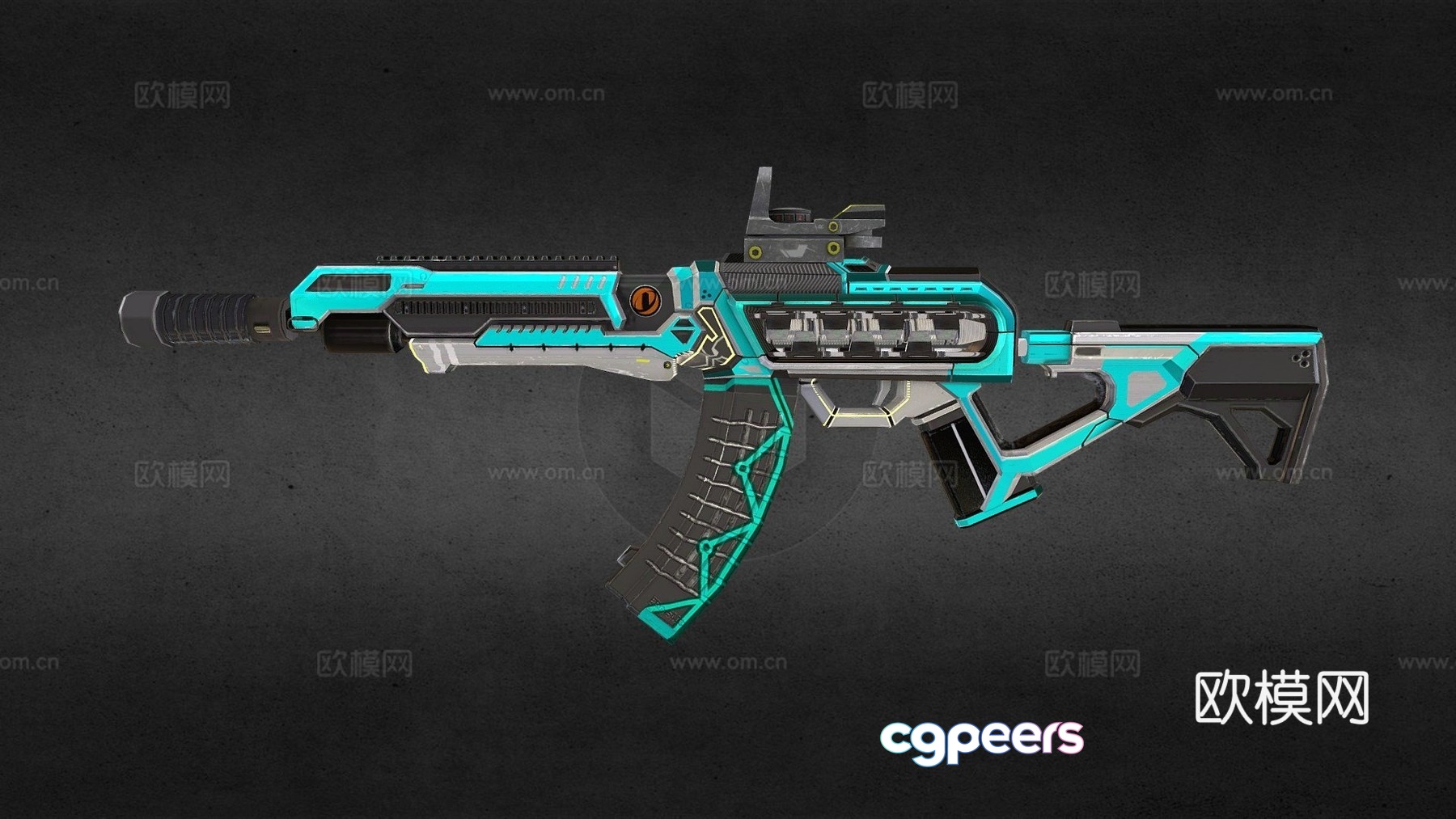 AK107 inspired 3d model by A.V.A AK107 inspired 3d model by A.V.A