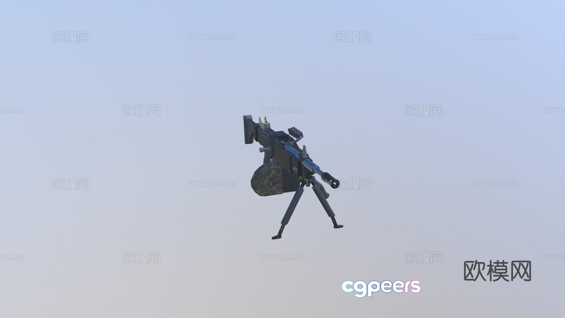 light machine gun negev 3d model light machine gun negev 3d model