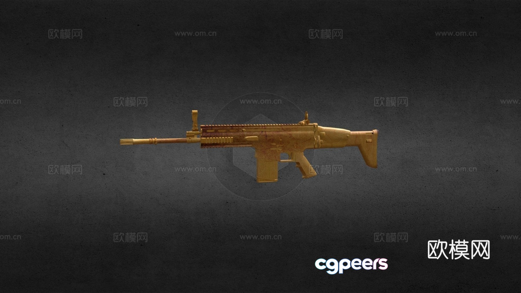Scar H - Retro 3d model Scar H - Retro 3d model
