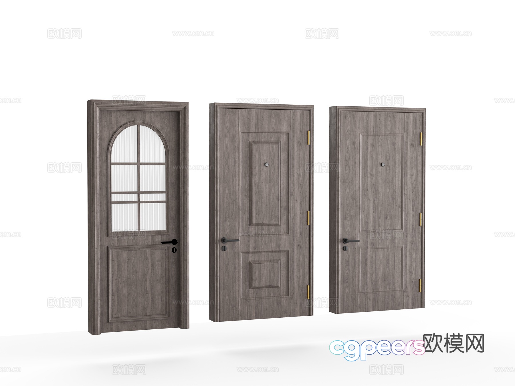 Wooden door 3d model Wooden door 3d model
