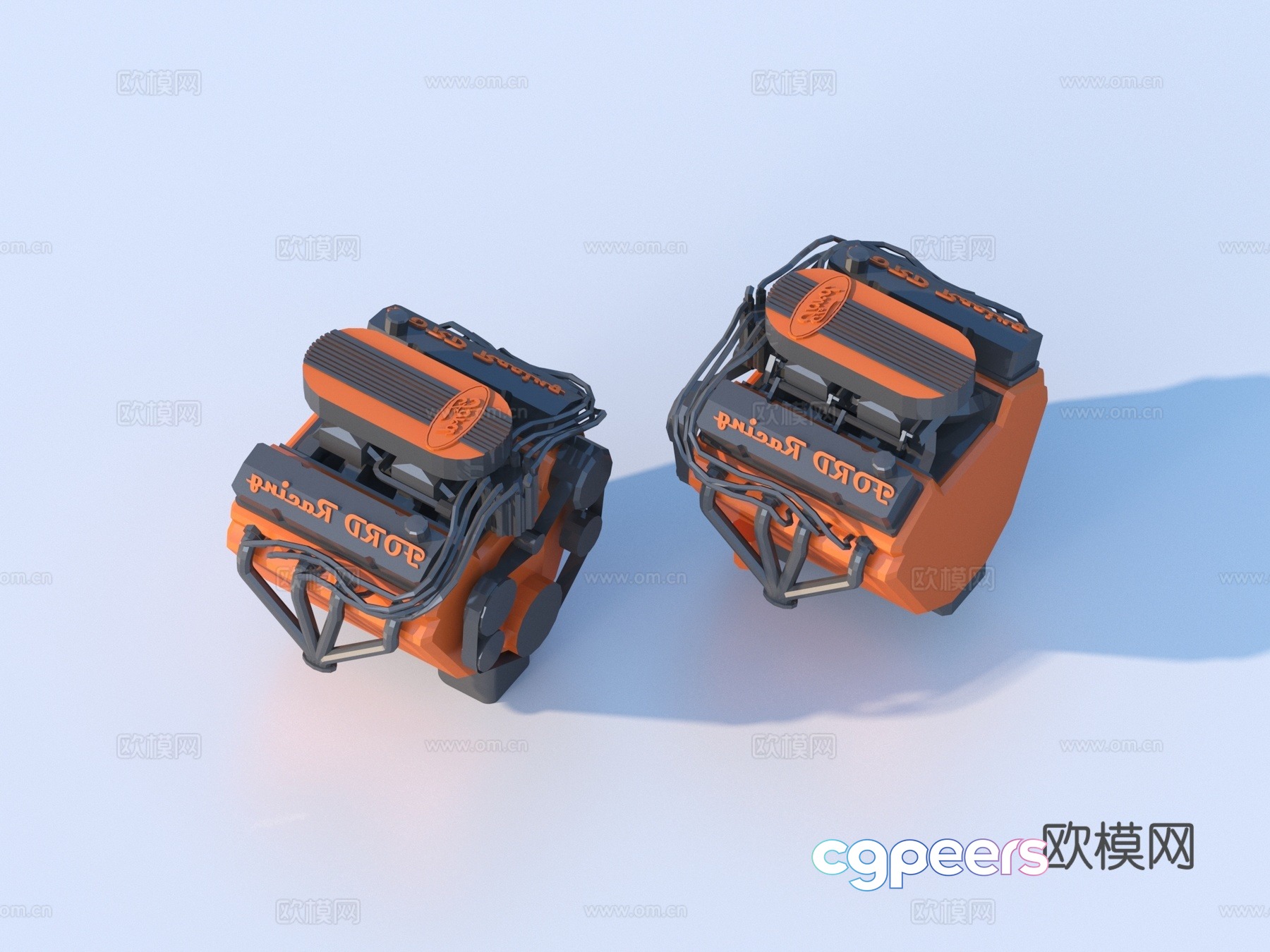 Motor Motor Engine Engine Power System Industrial Equipment 3D Model Motor Motor Engine Engine Power System Industrial Equipment 3D Model