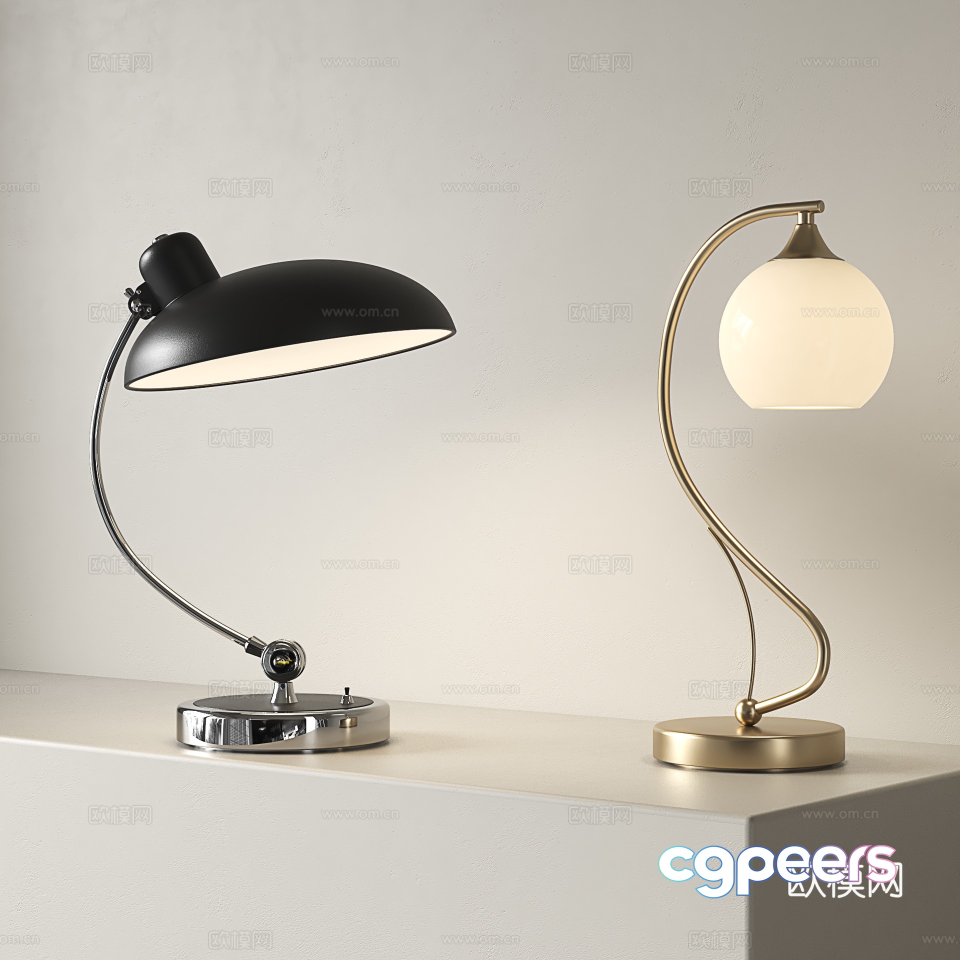 Nordic table lamp medieval table lamp modern table lamp retro table lamp 3D model Nordic table lamp medieval table lamp modern table lamp retro table lamp 3D model