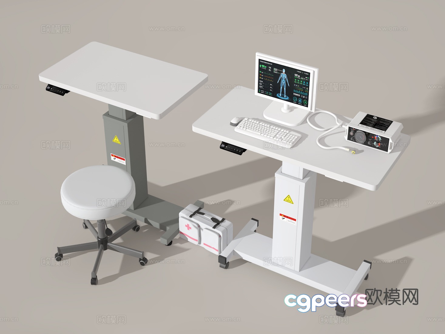 Optometre 3d model Optometre 3d model