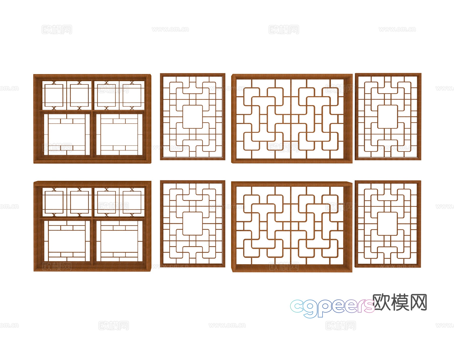 Hardware doors and windows 3D model Hardware doors and windows 3D model
