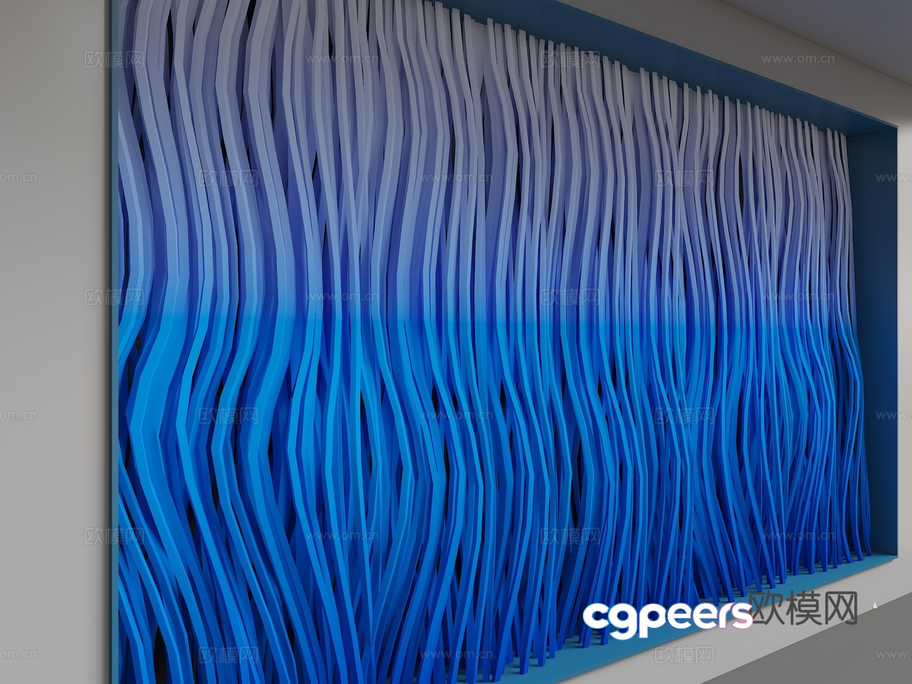 Modern background wall 3d model Modern background wall 3d model