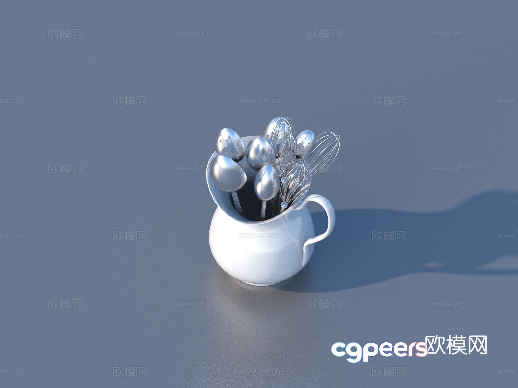 Tableware Kitchen supplies 3d model Tableware Kitchen supplies 3d model