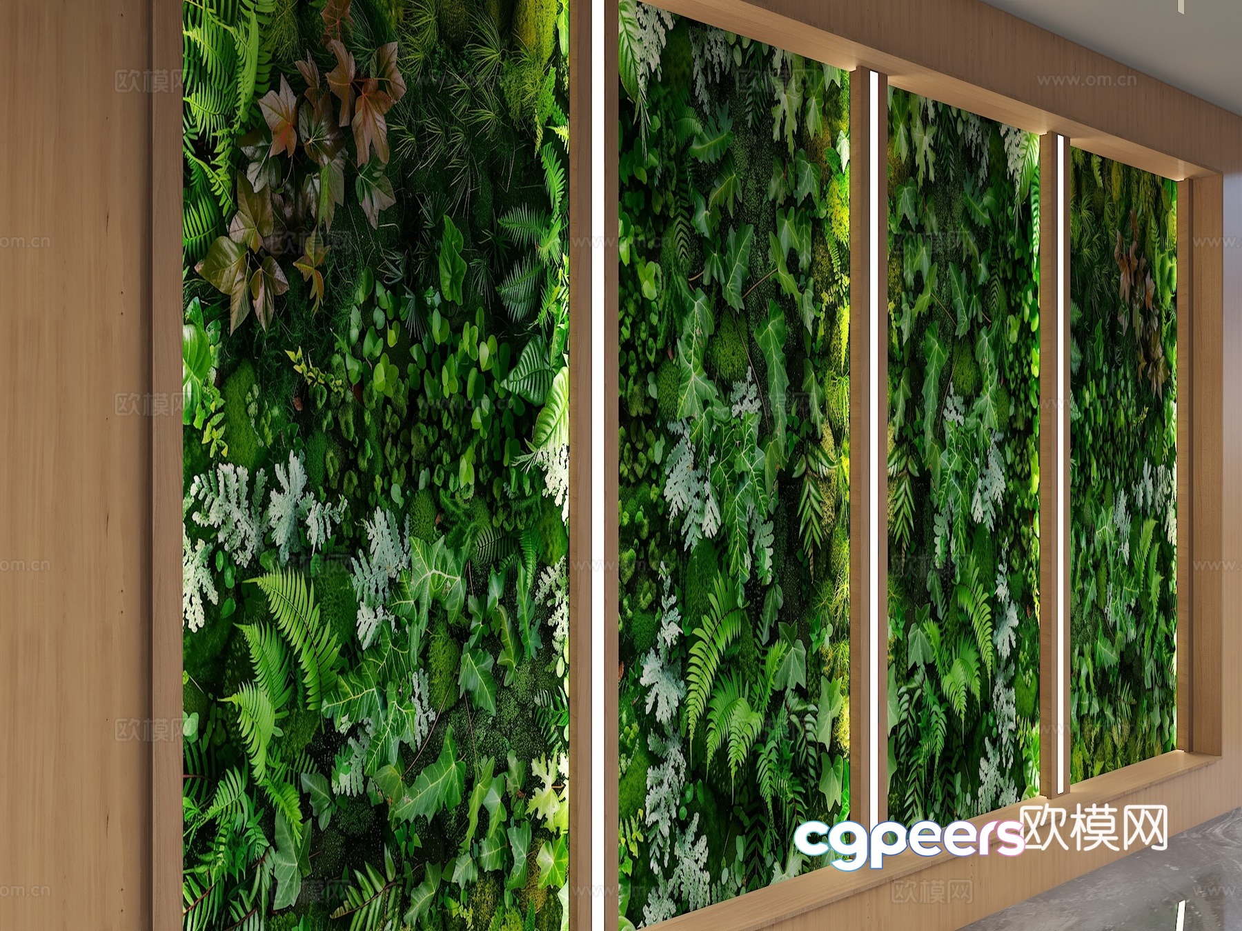 Modern background wall 3d model Modern background wall 3d model