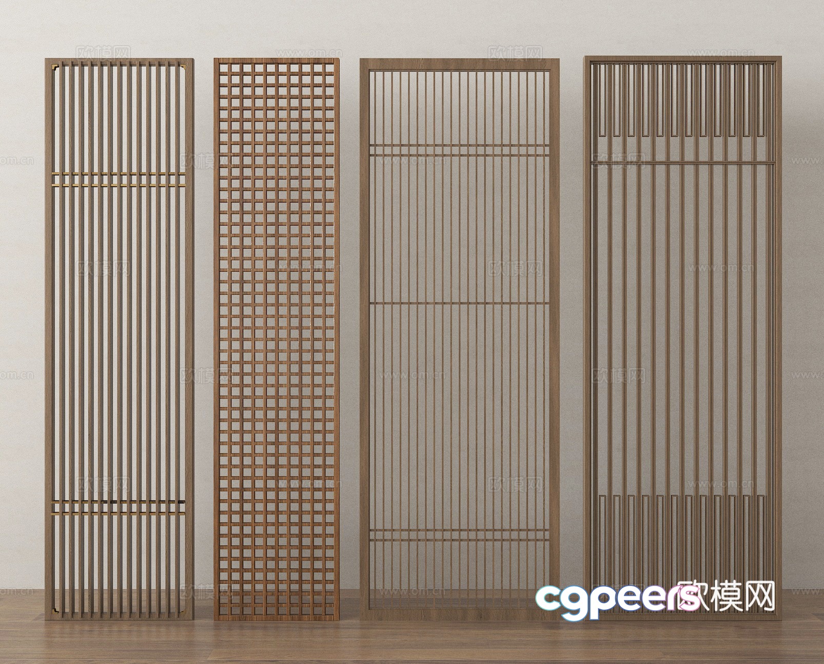 Partition Screen 3D Model Partition Screen 3D Model