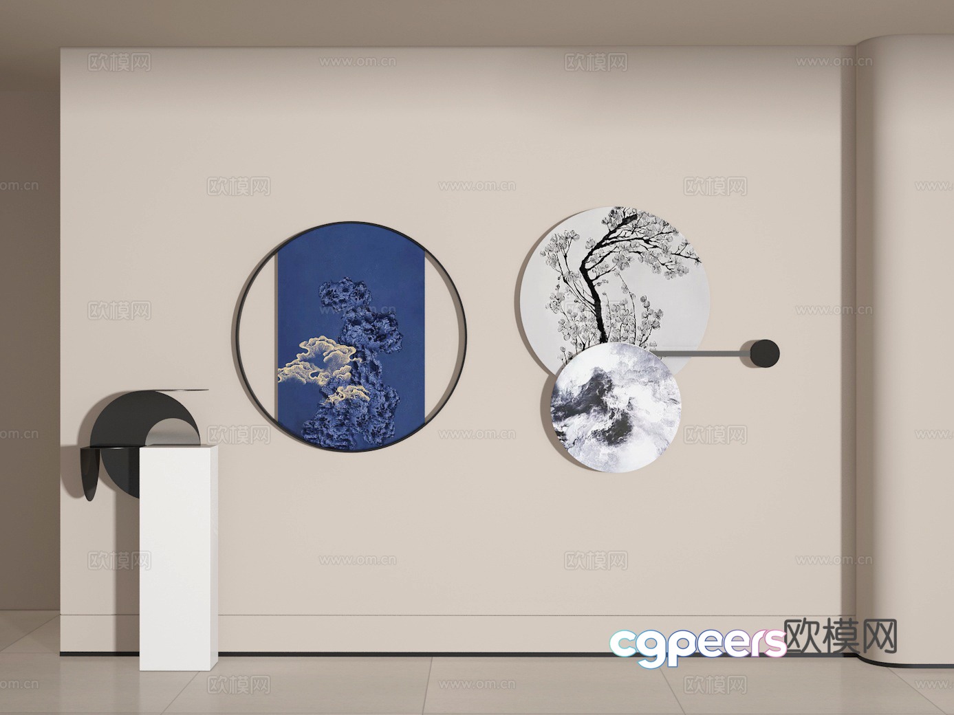 3D wall decoration model 3D wall decoration model
