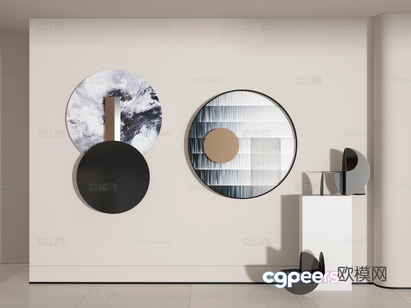 3D wall decoration model 3D wall decoration model