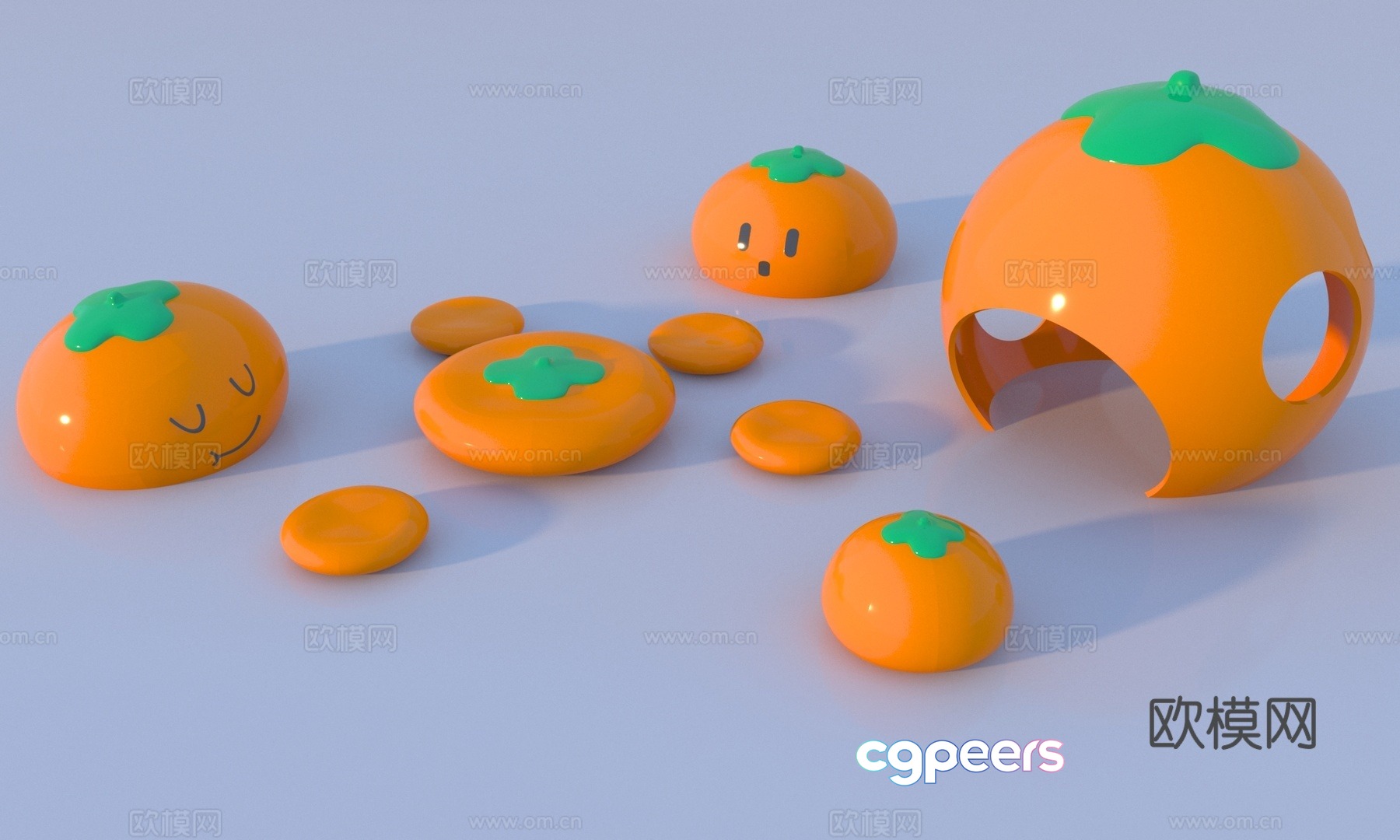 Modern tomato beautiful 3D model Modern tomato beautiful 3D model