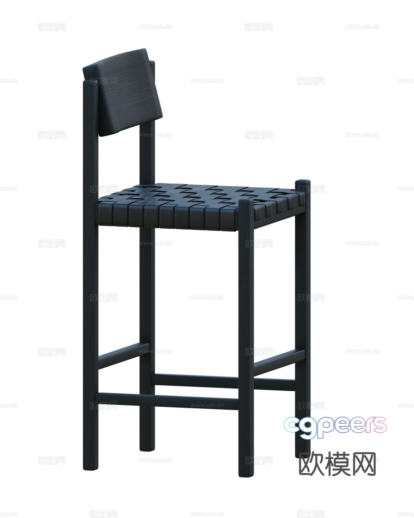 Medium-old bar chair 3d model Medium-old bar chair 3d model