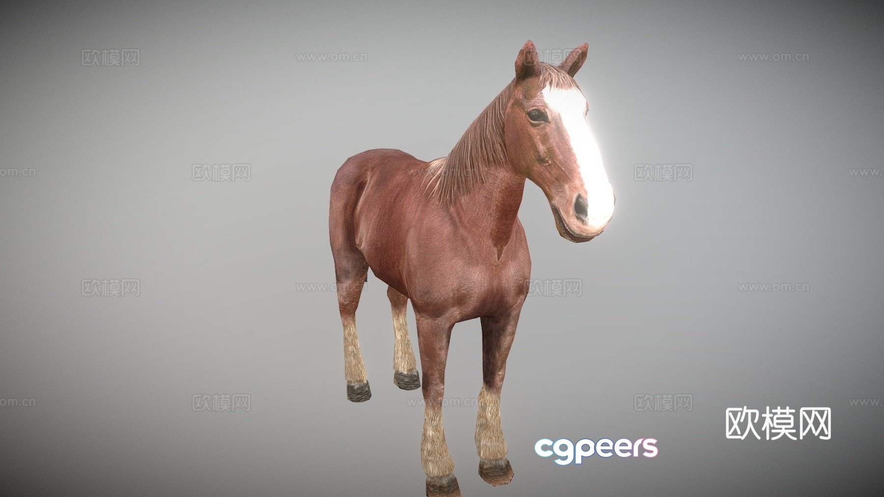 horse binding 3d model horse binding 3d model