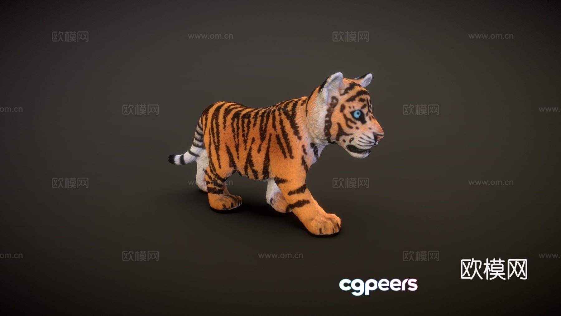 Mini tiger cub 3d model Mini tiger cub 3d model