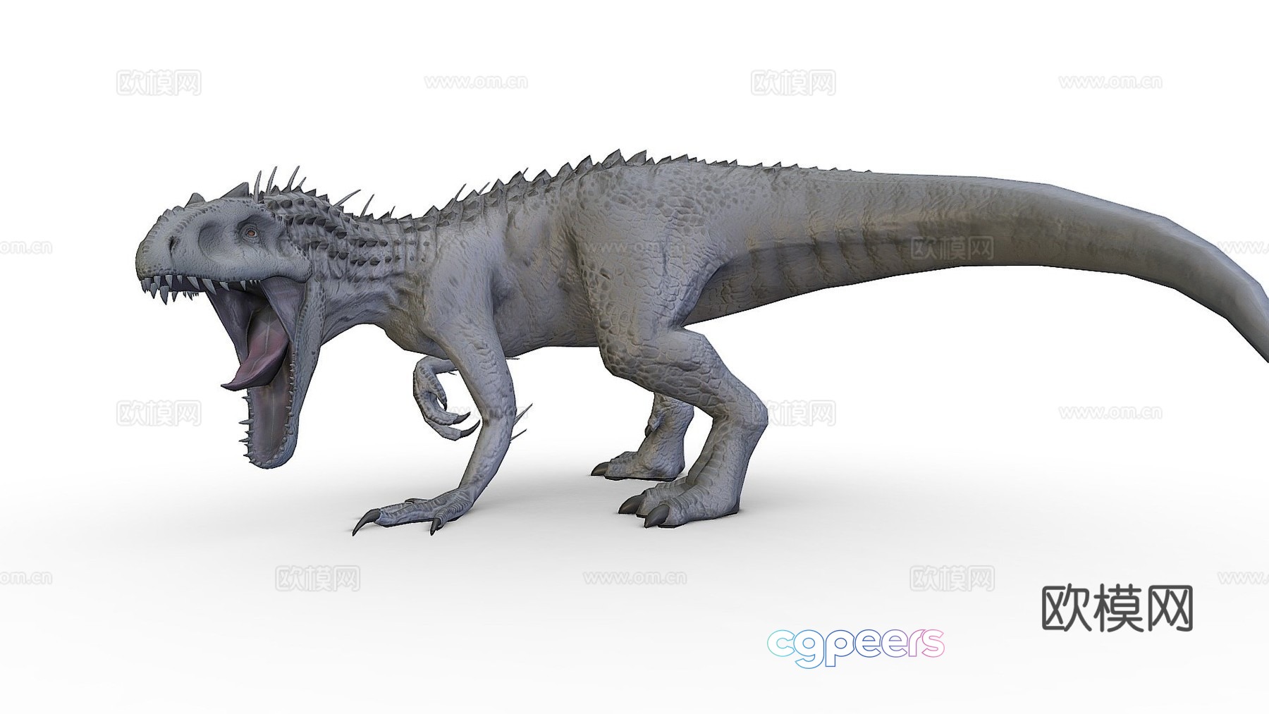 Jurassic World Tyrannosaurus Rex Statue 3D Model Jurassic World Tyrannosaurus Rex Statue 3D Model