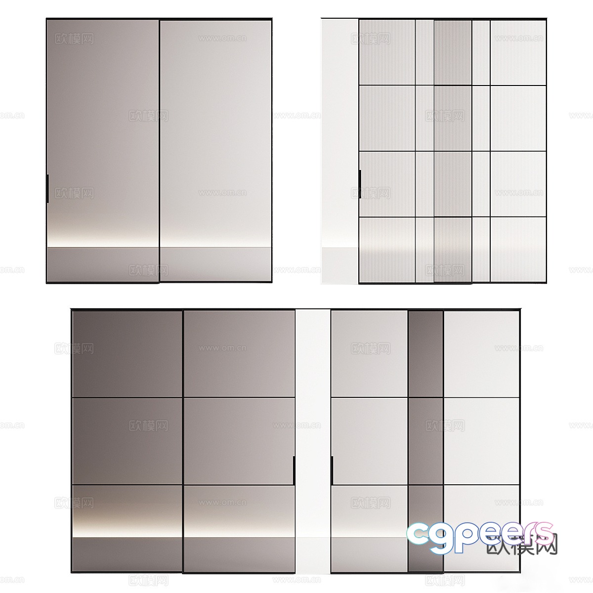 Casement window 3D model Casement window 3D model