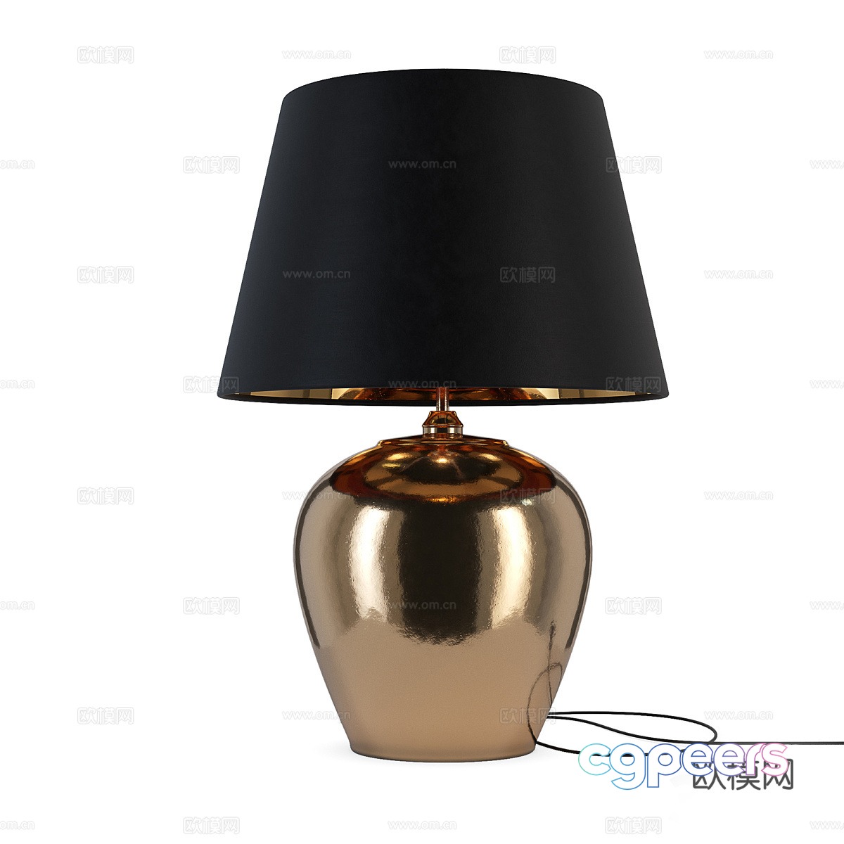 Simple European desk lamp desk lamp 3d model Simple European desk lamp desk lamp 3d model