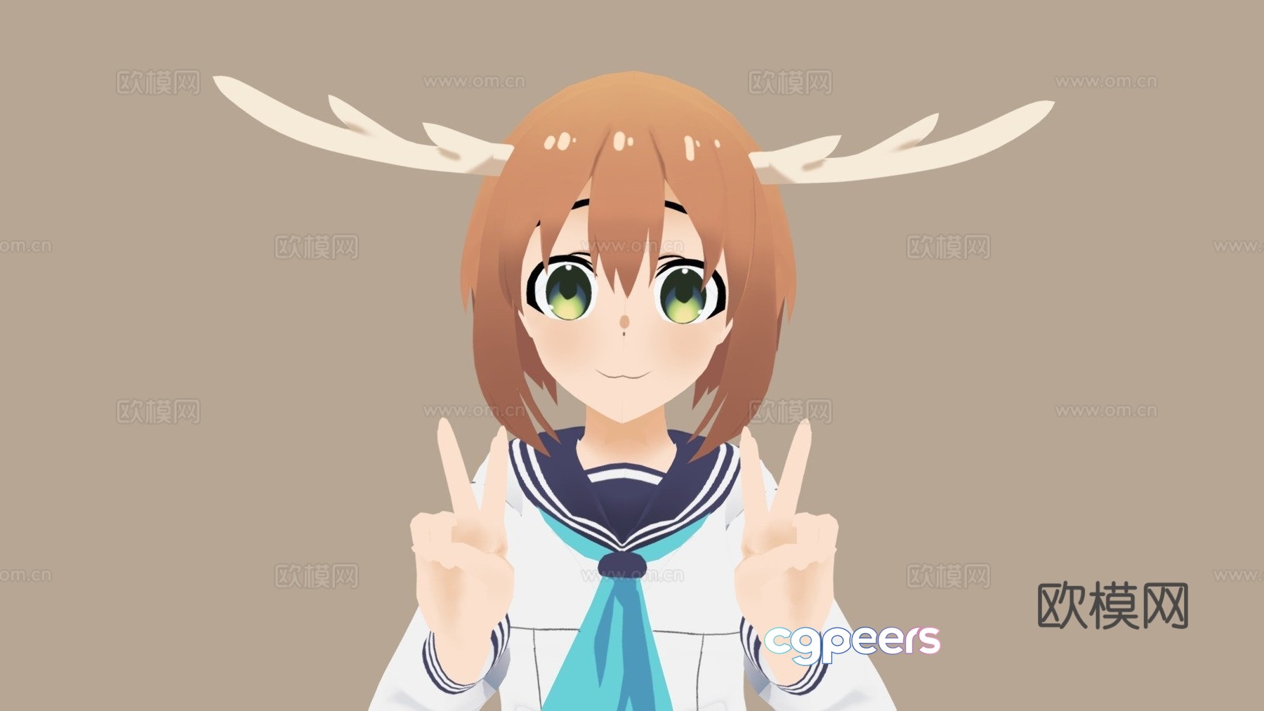 Deer Son Xiao Tuantuan-Noketan 3D model Deer Son Xiao Tuantuan-Noketan 3D model