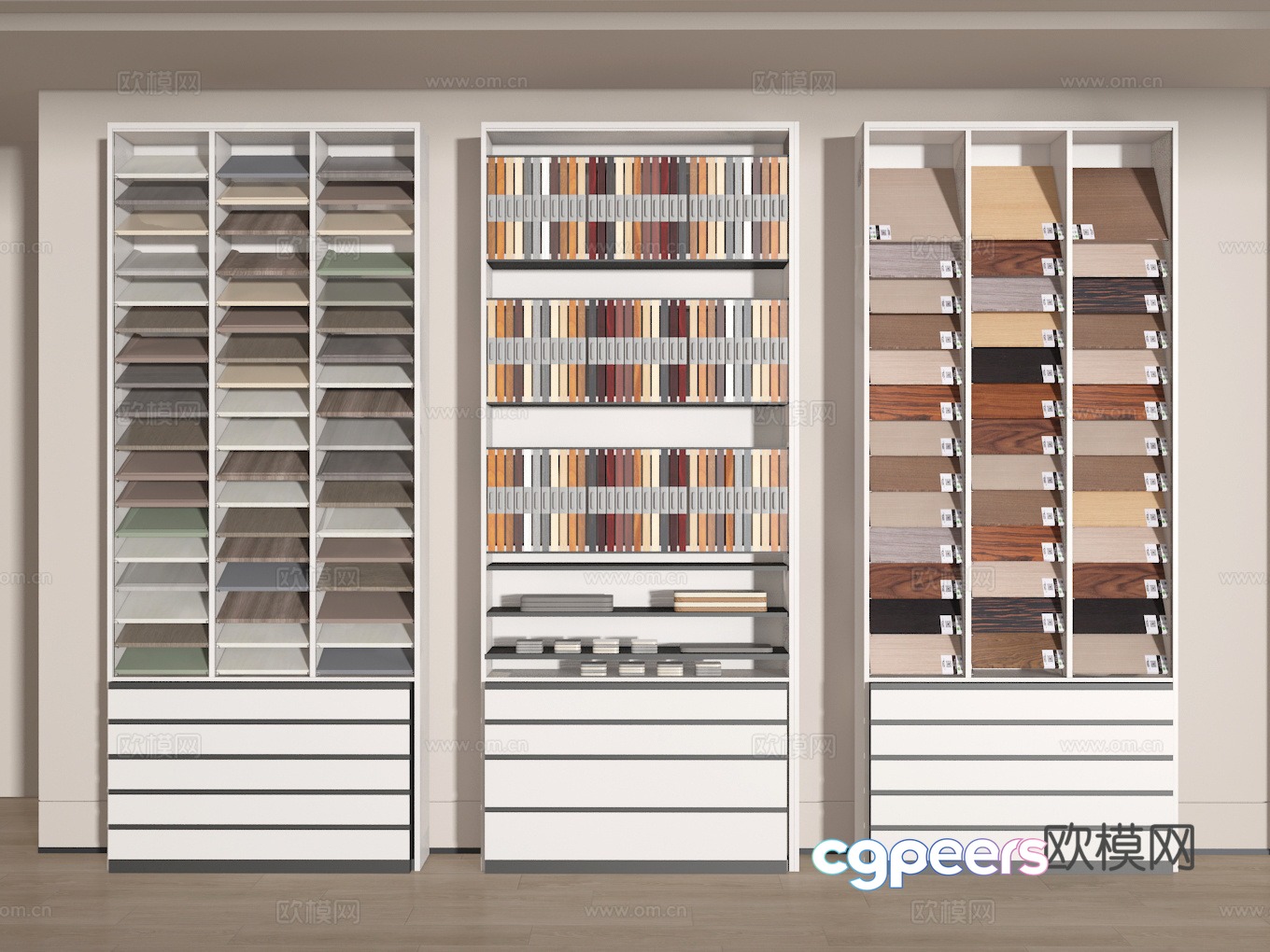 Model cabinet 3d model Model cabinet 3d model