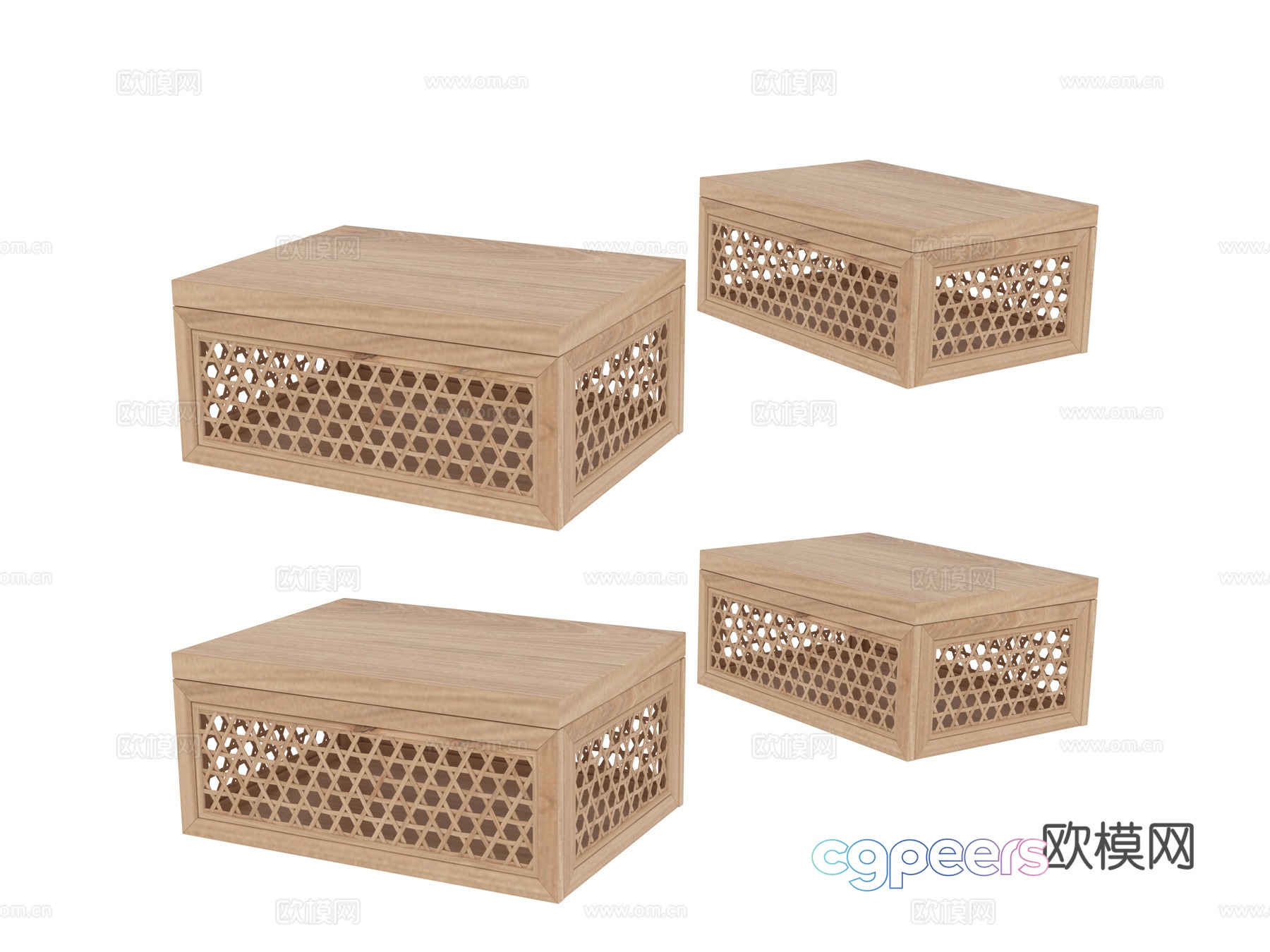 Daily necessities box 3d model Daily necessities box 3d model