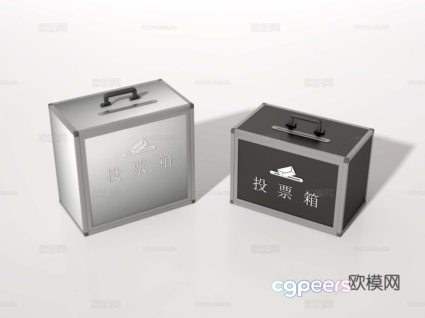 Ballot box 3d model Ballot box 3d model