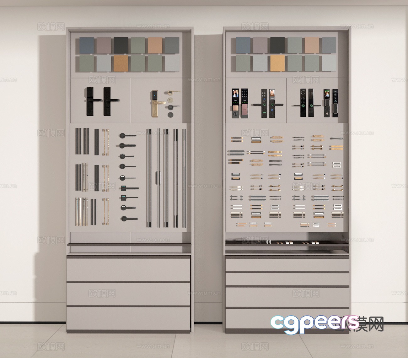 Hardware cabinet 3D model Hardware cabinet 3D model