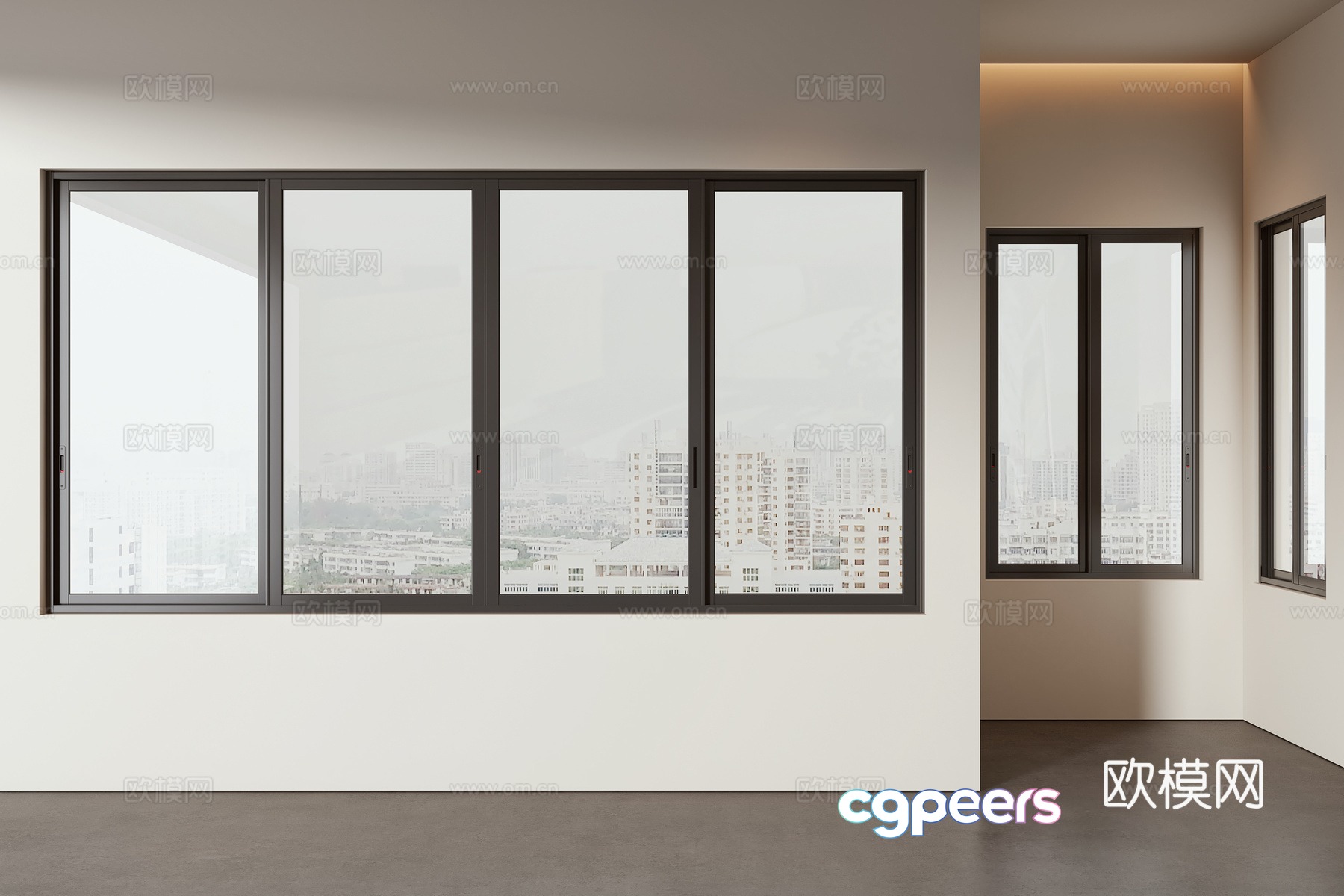 Modern window 3d model Modern window 3d model