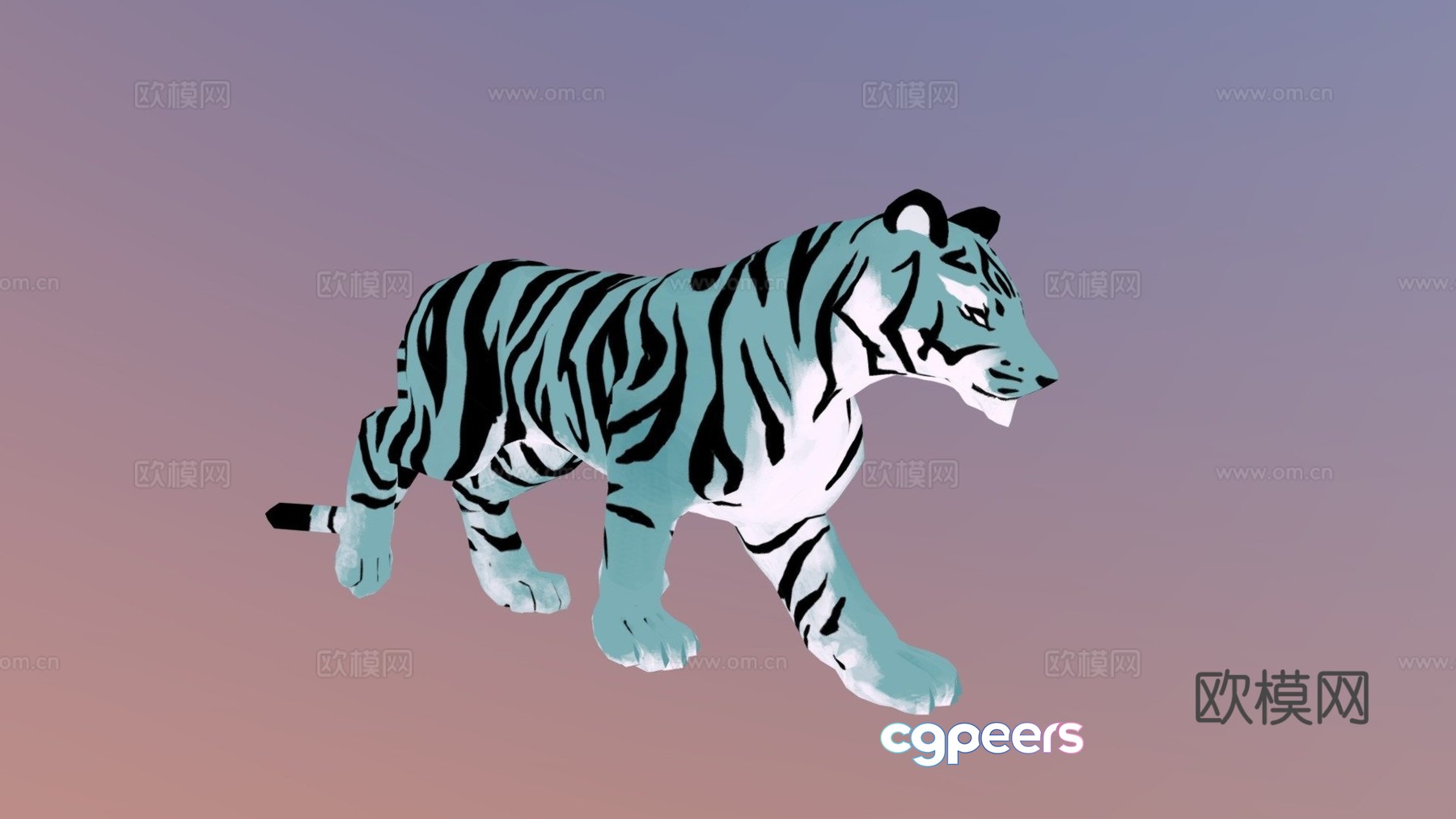 tiger 3d model tiger 3d model