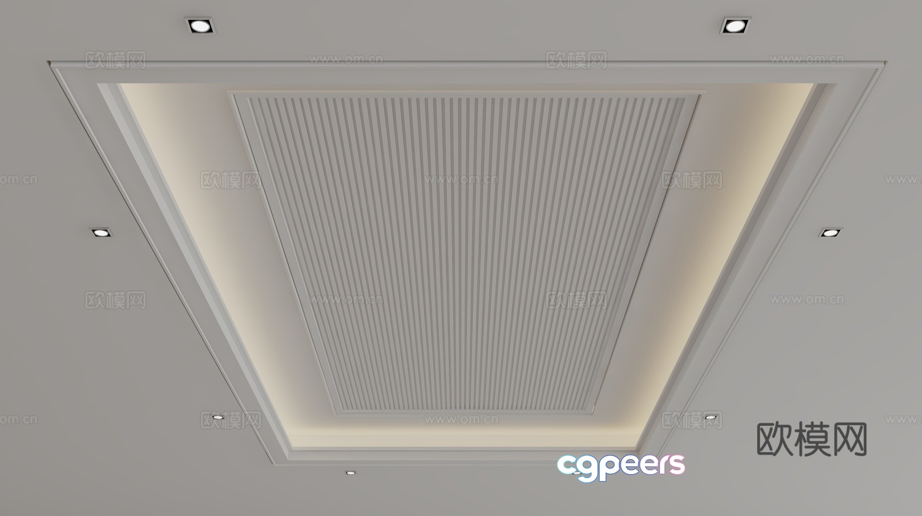 Modern ceiling 3d model Modern ceiling 3d model