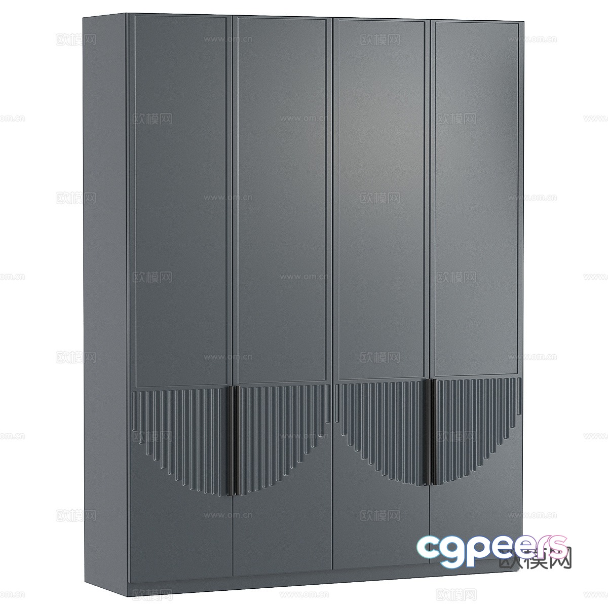 Modern Italian minimalist wardrobe 3d model Modern Italian minimalist wardrobe 3d model