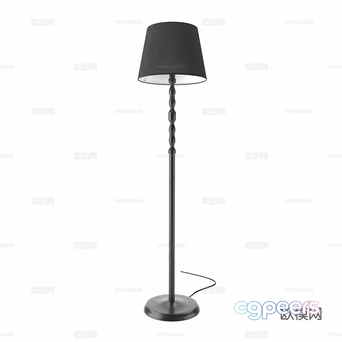 Modern Italian floor lamp 3d model Modern Italian floor lamp 3d model