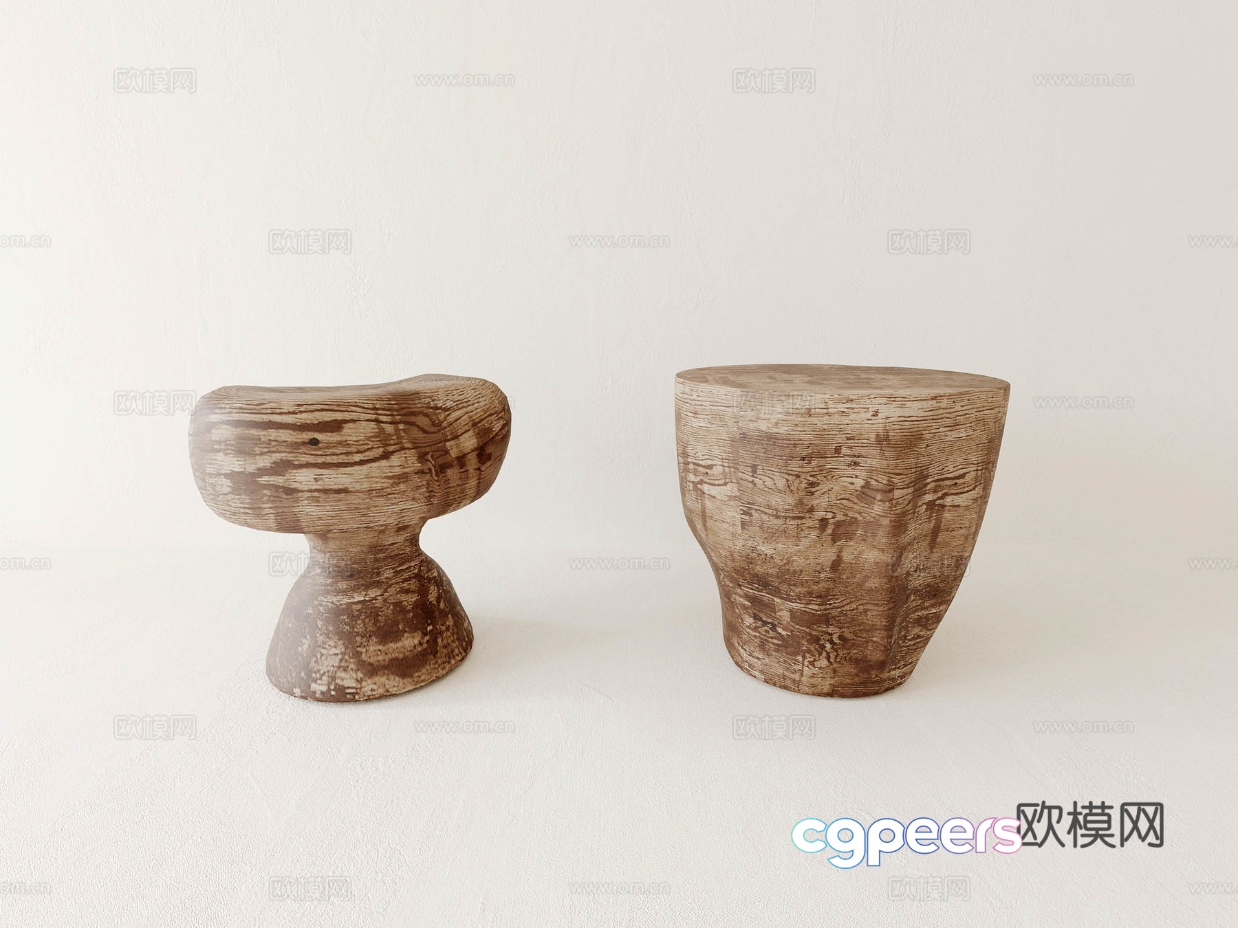 Stool Small stool Solid wood stool 3d model Stool Small stool Solid wood stool 3d model