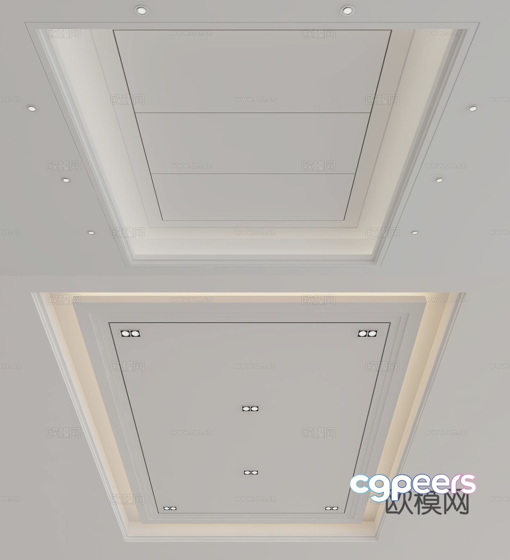 Modern ceiling 3d model Modern ceiling 3d model