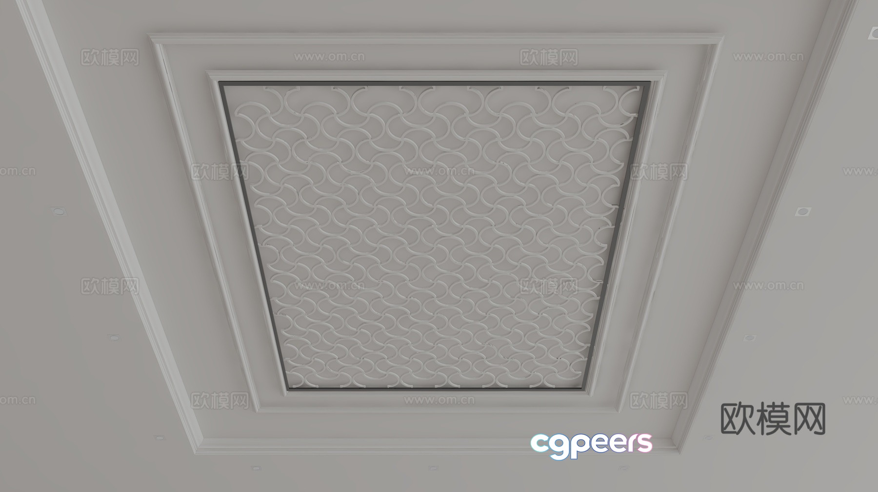 European style ceiling 3D model European style ceiling 3D model
