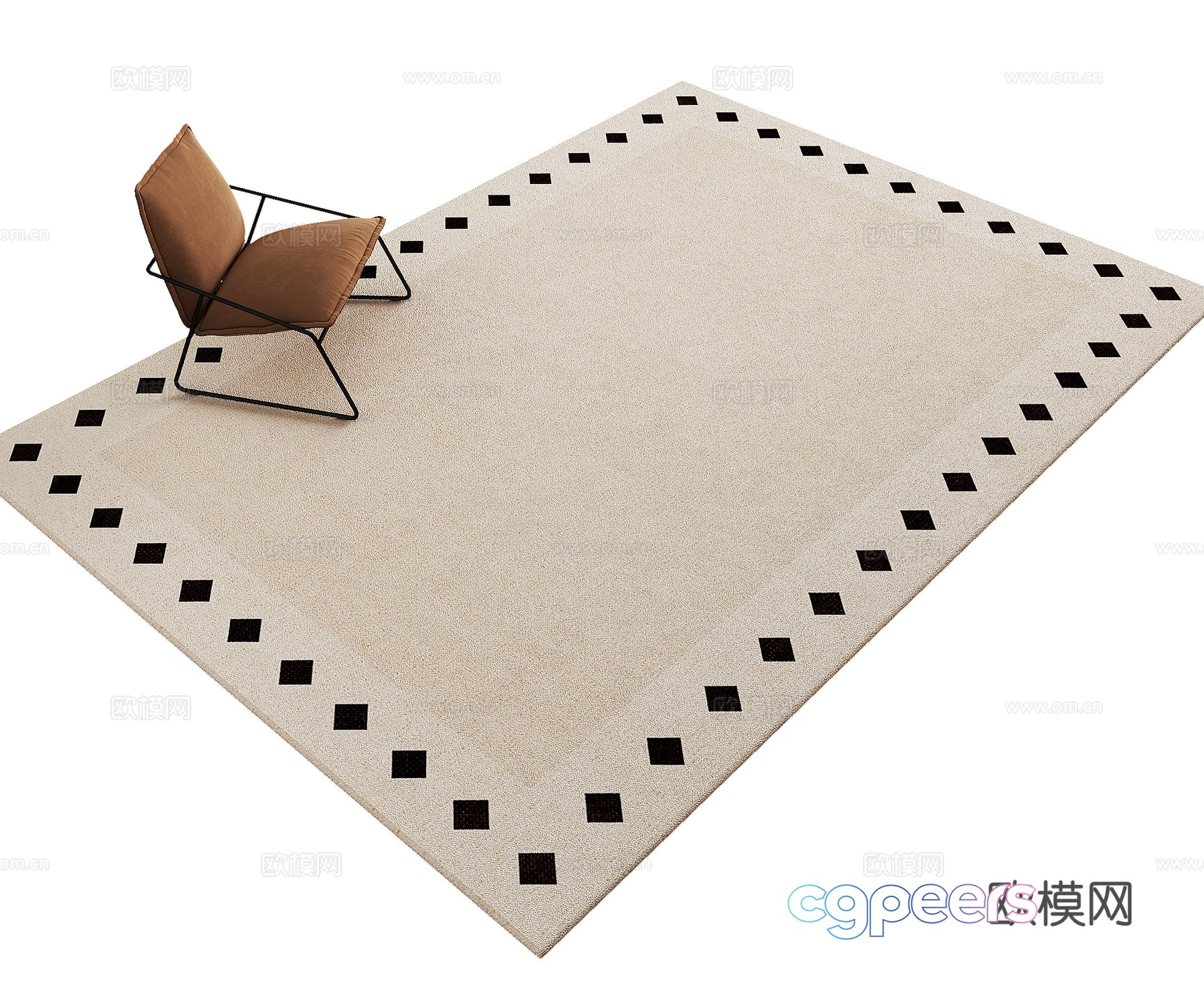 Living room carpet Bedroom carpet 3d model Living room carpet Bedroom carpet 3d model