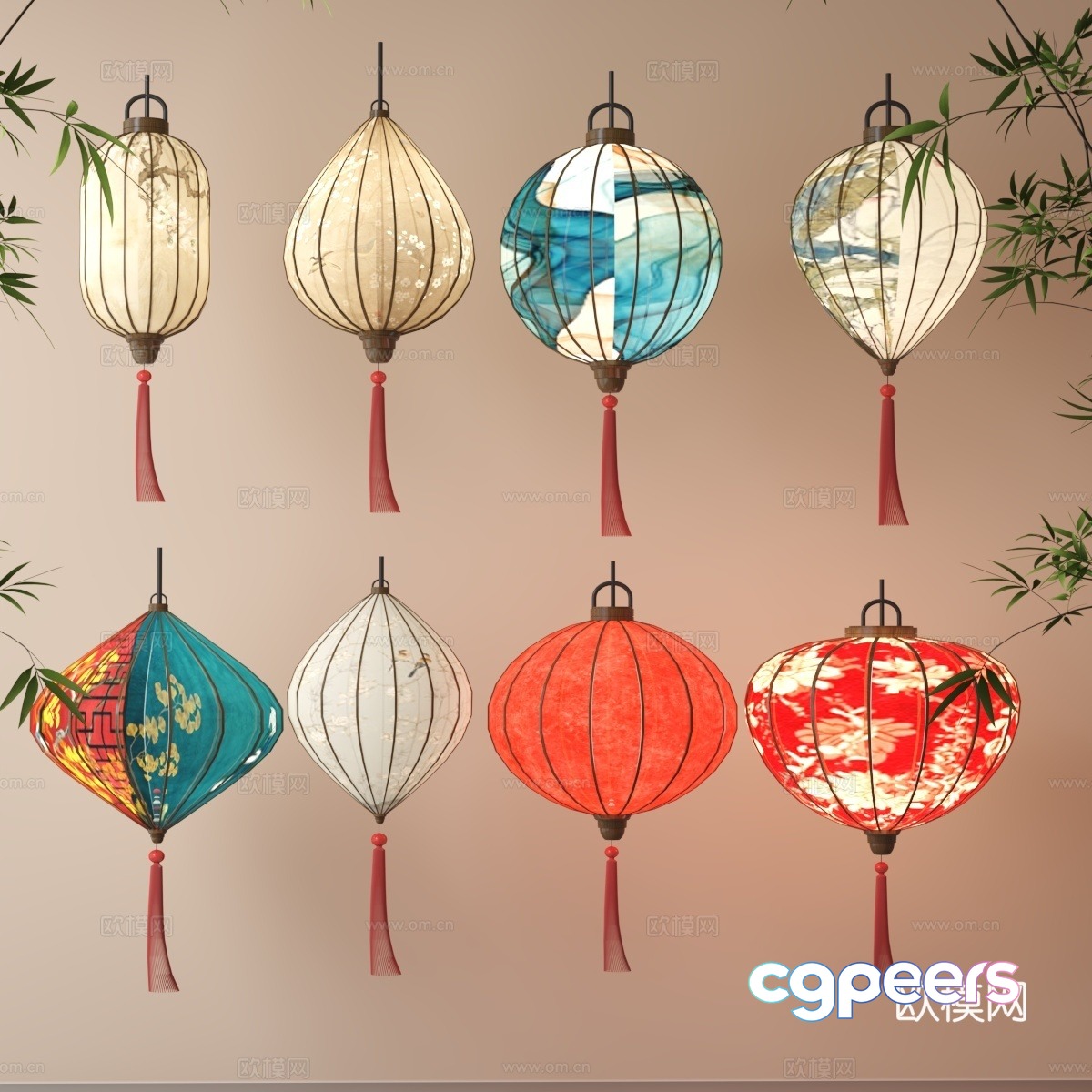 Lantern 3d model Lantern 3d model